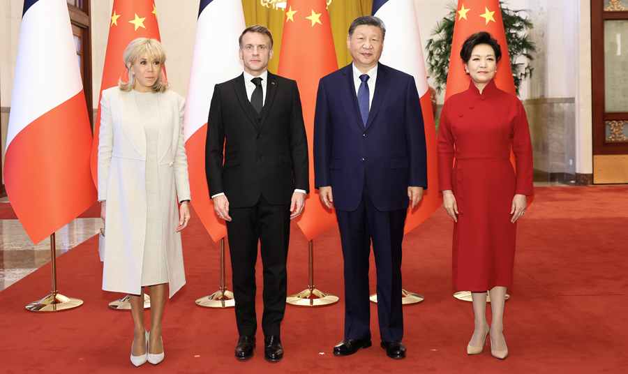 习近平同法国总统马克龙举行会谈