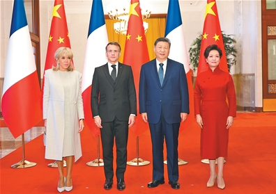 习近平同法国总统马克龙举行会谈