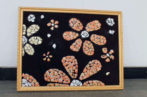 十佳作品——锦江监狱《陶瓷碎片贴画》